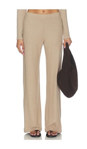 Lauren Wide Leg Pant in Nude. - size L (also in M) - LESET - Modalova