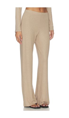 Lauren Wide Leg Pant in Nude. - size L (also in M) - LESET - Modalova
