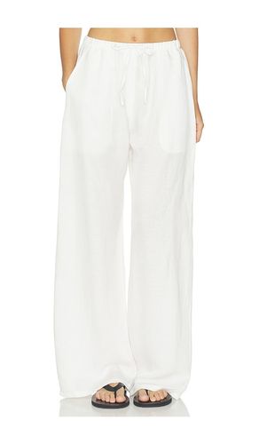 Daniel Drawstring Pocket Pant in White. - size S (also in XS) - LESET - Modalova