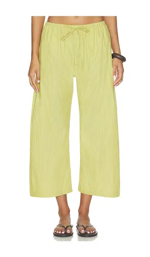 Yoshi Stripe Crop Drawstring Pant in . Size L. Also in XL - LESET - Modalova