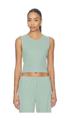 Pointelle Sleeveless Crew in . Size L. Also in M, S, XS - LESET - Modalova