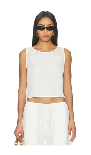 Daniel Crop Sleeveless Crew in . Size L. Also in M, S - LESET - Modalova