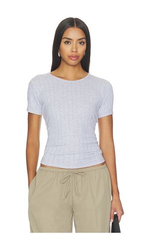 Pointelle Slim Fit Tee in . Size M. Also in S, XS - LESET - Modalova