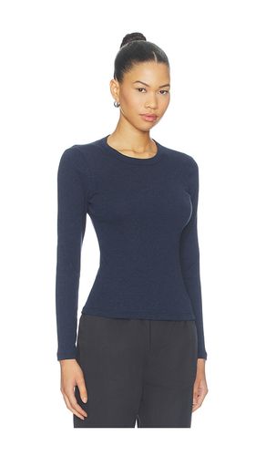 Nando Slim Fit Long Sleeve Top in Navy. - size XS (also in S, M, L, XL) - LESET - Modalova