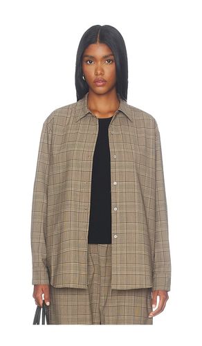 Mia Oversized Shirt in Beige. - size M (also in S) - LESET - Modalova