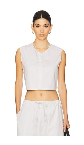 Yoshi Crewneck Vest Top in Cream. - size M (also in S, XL, XS) - LESET - Modalova