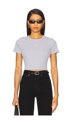 Kelly Crop Slim Fit Tee in Grey. - size M (also in S, XL) - LESET - Modalova