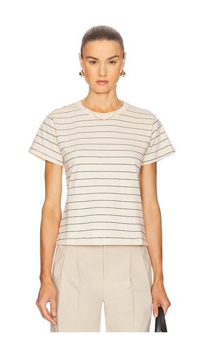 Margo Stripe Tee in Cream. - size L (also in S, XL, XS) - LESET - Modalova