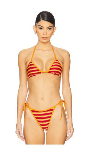 Lotus Bikini Top in Orange. - size S (also in XS) - LSPACE - Modalova