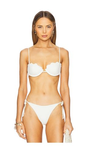 Sunrise Seashell Bikini Top in Ivory. - size L (also in M, S, XL) - LSPACE - Modalova