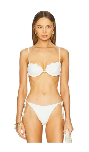 Sunrise Seashell Bikini Top in Ivory. - size L (also in M, S, XL, XS) - LSPACE - Modalova