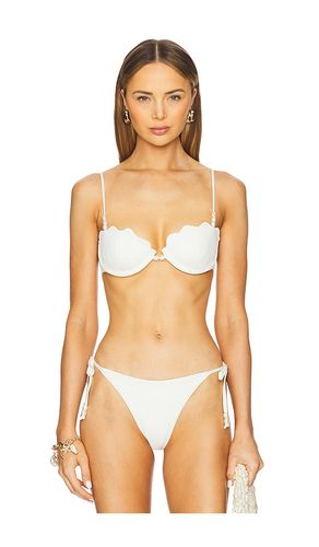 Sunrise Seashell Bikini Top in Ivory. - size L (also in M, XL) - LSPACE - Modalova