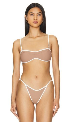 Selena Bikini Top in Brown. - size M (also in S, XL, XS) - LSPACE - Modalova