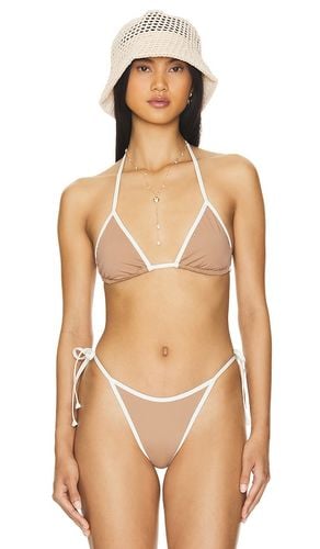 Lotus Bikini Top in Brown. - size S (also in XL, XS) - LSPACE - Modalova