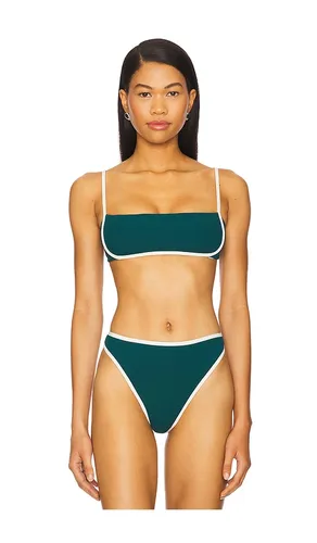 Hazel Bikini Top in Dark Green. - size L (also in XL, XS) - LSPACE - Modalova