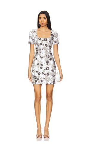 Winter Garden Shift Dress in Metallic Silver. - size 10 (also in 12, 6) - Le Superbe - Modalova