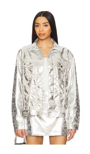 Heavy Metals Denim Jacket in Metallic Silver. - size L (also in M, S) - Le Superbe - Modalova