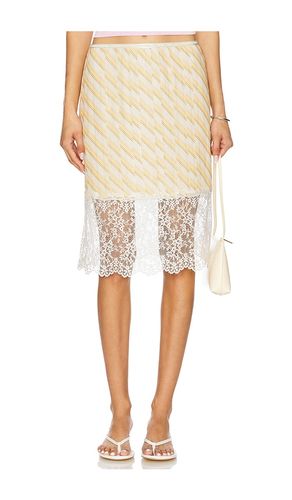 Lingerie Slip Skirt in Lemon. - size L (also in M, S) - Le Superbe - Modalova