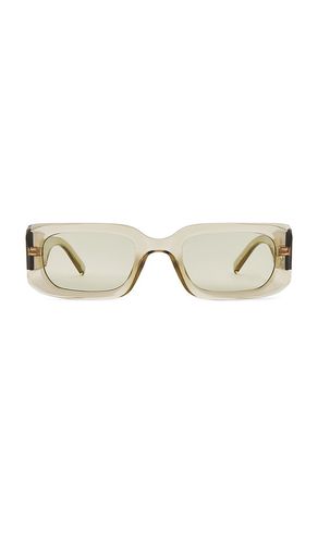 Rippled Rebel Sunglasses in Olive - Le Specs - Modalova