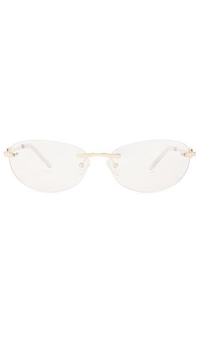 Slinky Sunglasses in Metallic Gold - Le Specs - Modalova