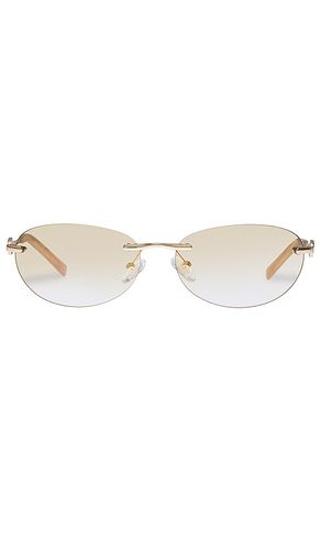 Gafas de sol slinky en color oro metálico talla all en & - Metallic Gold. Talla all - Le Specs - Modalova