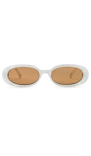 Gafas de sol outta love en color blanco talla all en - White. Talla all - Le Specs - Modalova