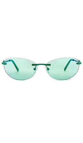 Gafas de sol slinky en color verde talla all en - Green. Talla all - Le Specs - Modalova