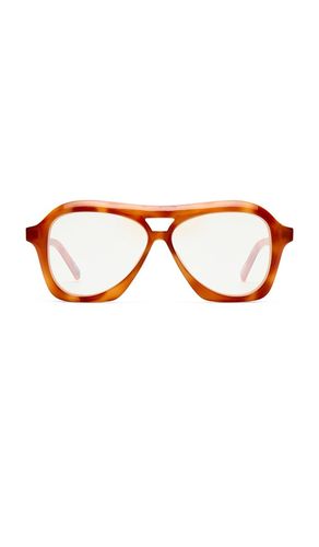 Drizzle Blue Light Glasses in Brown - Le Specs - Modalova