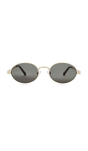 Poseidon Deux Sunglasses in Metallic Gold - Le Specs - Modalova