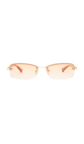Enigmatic Sunglasses in Metallic Gold - Le Specs - Modalova