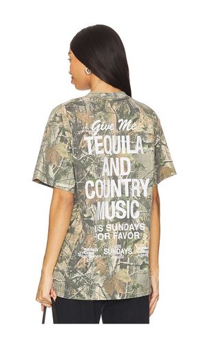 Camiseta the tequila & country music en color verde talla L en - Green. Talla L (también en M, S, XL/1X) - Los Sundays - Modalova