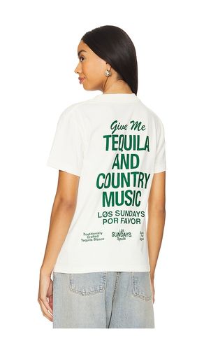 The Tequila & Country Music Tee in Cream. - size L (also in M, S, XL/1X) - Los Sundays - Modalova