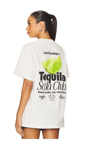 The Tequila Soda Club Tee in White. - size L (also in M, S, XL/1X) - Los Sundays - Modalova