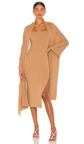 Salmah Dress With Detachable Shawl in Tan. - size M (also in L, S, XL) - LPA - Modalova