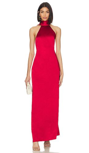 Raveena Halter Scarf Maxi Dress in Red. - size L (also in M) - LPA - Modalova