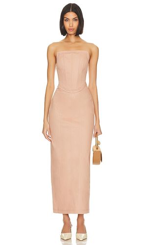 Livia Corset Maxi Dress in Blush. - size S (also in XL) - LPA - Modalova