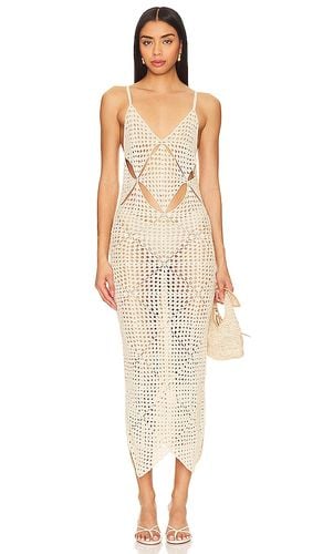 Odella Crochet Dress in Neutral. - size L (also in M) - LPA - Modalova