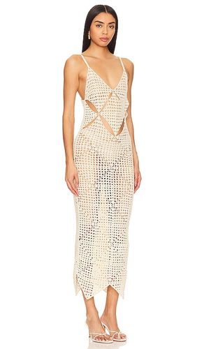 Odella Crochet Dress in Neutral. - size L (also in M) - LPA - Modalova