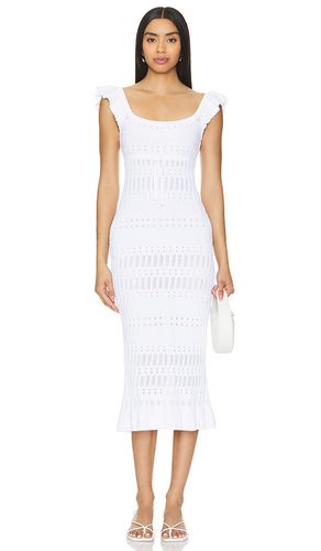 Gracie Midi Dress in White. - size L (also in M, S, XS, XXS) - LPA - Modalova