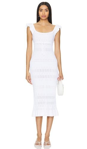 Gracie Midi Dress in White. - size L (also in S, XS, XXS) - LPA - Modalova