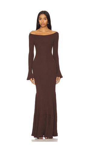 Lainey Maxi Knit Dress in Chocolate. - size L (also in M, S, XL, XS) - LPA - Modalova