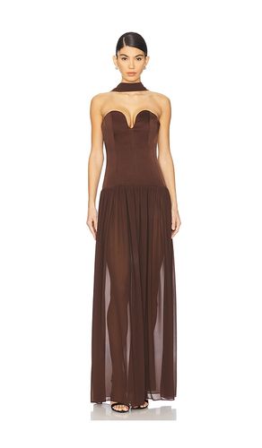 Ada Corset Maxi Dress in Brown. - size M (also in S, XL) - LPA - Modalova