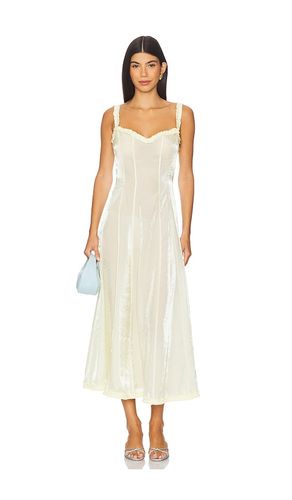 Kate Midi Dress in Lemon. - size L (also in S, XL) - LPA - Modalova