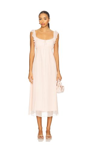 Melia Midi Dress in Blush. - size L (also in M, S, XS, XXS) - LPA - Modalova