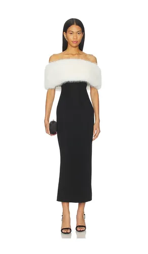 Nella Midi Dress in Black. - size L (also in M, S) - LPA - Modalova