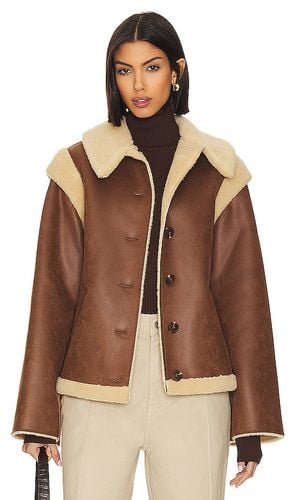 Bona Sherpa Jacket in Brown. - size L (also in M, S, XL) - LPA - Modalova