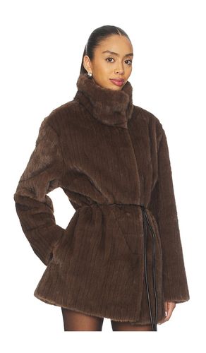 Maria Faux Fur Coat in Brown. - size S (also in XL) - LPA - Modalova