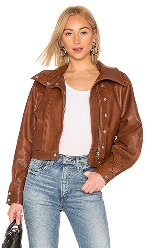 Oversized Leather Jacket in . - size XL (also in XXS) - LPA - Modalova