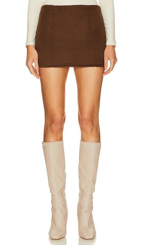 Giah Mini Skirt in Chocolate. - size L (also in M, XL) - LPA - Modalova