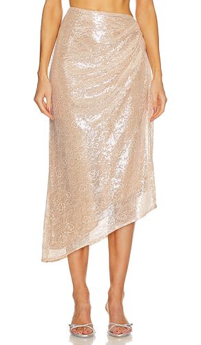 Aniella Midi Skirt in Nude. - size M (also in S) - LPA - Modalova